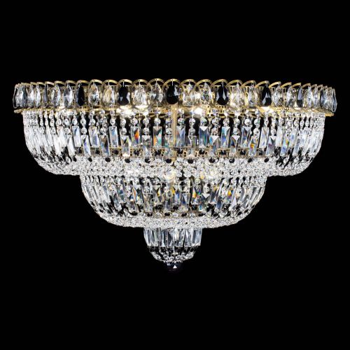 Люстра Водопад Обтикон №15 под бронзу черная в Сочи Гусь Хрустальный