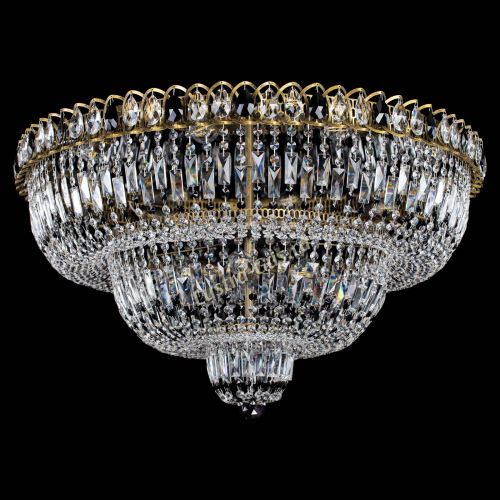 Люстра Водопад Обтикон №15 под бронзу черная в Сочи Гусь Хрустальный