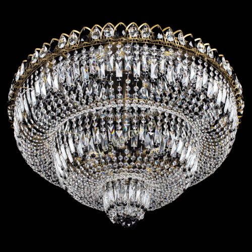 Люстра Водопад Обтикон №15 под бронзу черная в Сочи Гусь Хрустальный