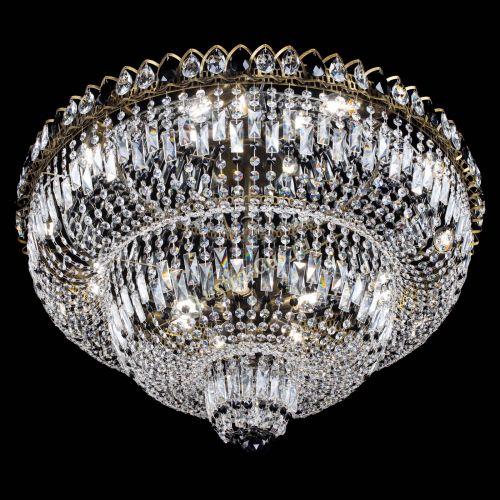 Люстра Водопад Обтикон №15 под бронзу черная в Сочи Гусь Хрустальный