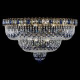 Люстра Водопад Обтикон №15 под бронзу синяя в Сочи