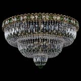 Люстра Водопад Обтикон №15 под бронзу зеленая в Сочи