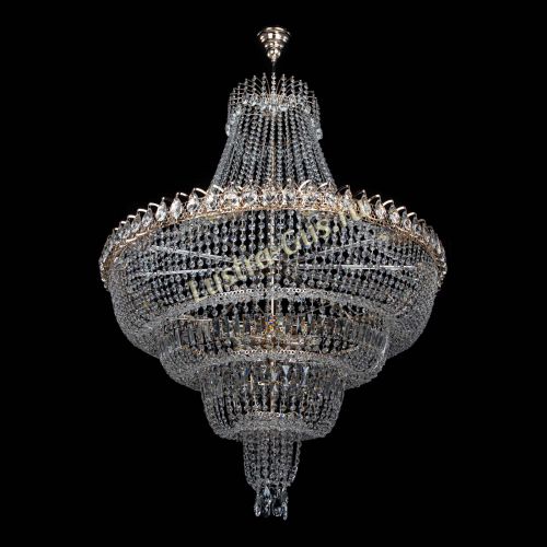 Люстра Водопад с подвесом 1000 мм в Сочи Гусь Хрустальный