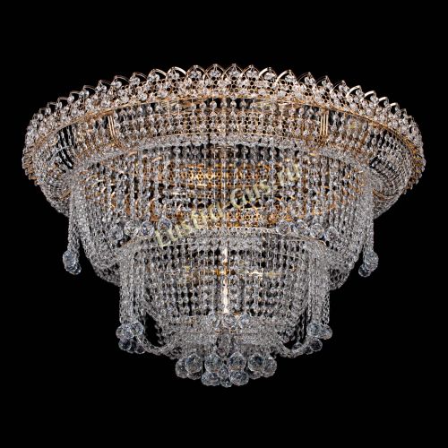 Люстра Водопад Софья большая в Сочи Гусь Хрустальный