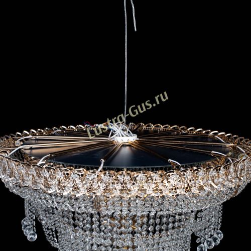 Люстра Водопад Софья большая в Сочи Гусь Хрустальный