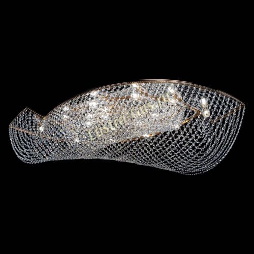 Люстра Хрустальная Волна №14 в Сочи Гусь Хрустальный