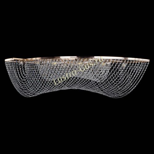 Люстра Хрустальная Волна №14 в Сочи Гусь Хрустальный