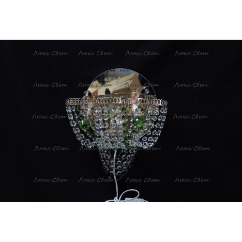 Бра Ромашка Тюльпан зеленая № 2 в Сочи Гусь Хрустальный