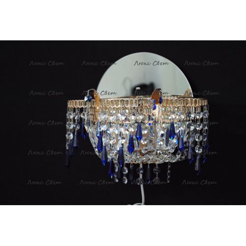 Бра Айсберг синяя в Сочи Гусь Хрустальный