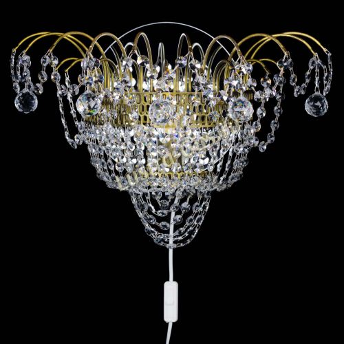 Бра Агата №3 под бронзу с зеркалом в Сочи Гусь Хрустальный