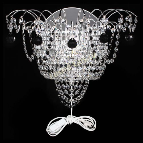 Бра Агата №3 черная в Сочи Гусь Хрустальный