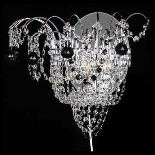 Бра Агата №3 черная в Сочи Гусь Хрустальный