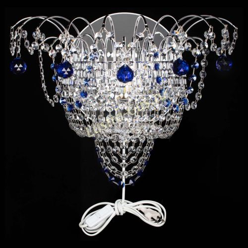 Бра Агата №3 синяя в Сочи Гусь Хрустальный