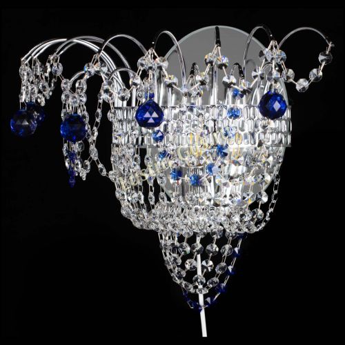 Бра Агата №3 синяя в Сочи Гусь Хрустальный