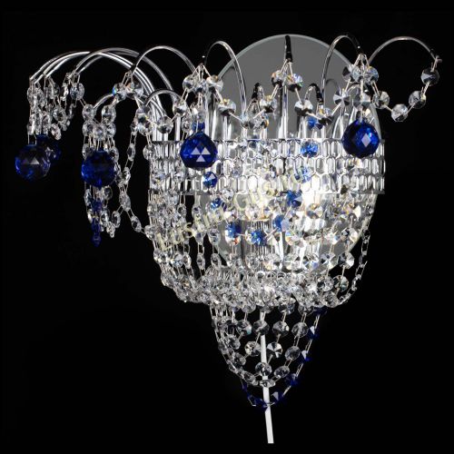 Бра Агата №3 синяя в Сочи Гусь Хрустальный