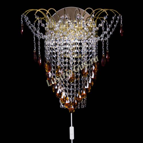 Бра Агата №4 под бронзу Чайная в Сочи Гусь Хрустальный