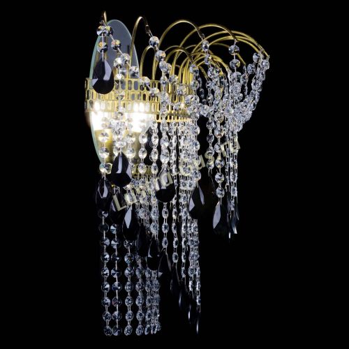 Бра Агата №4 под бронзу Черная в Сочи Гусь Хрустальный