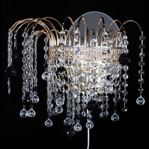 Бра Агата Венеция шар черная в Сочи Гусь Хрустальный