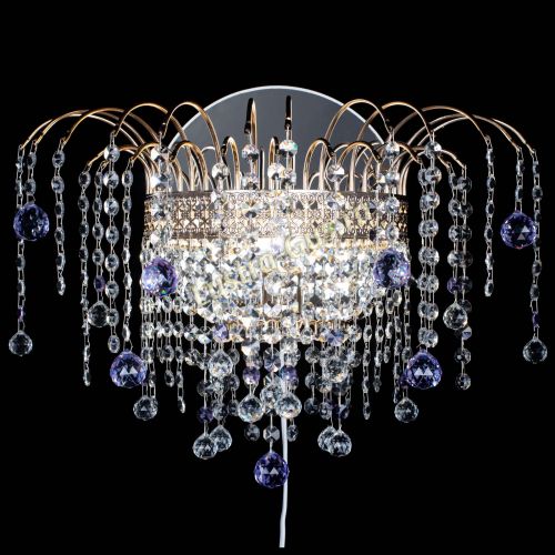 Бра Агата Венеция шар фиолетовая в Сочи Гусь Хрустальный