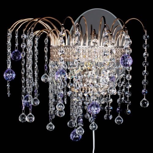 Бра Агата Венеция шар фиолетовая в Сочи Гусь Хрустальный