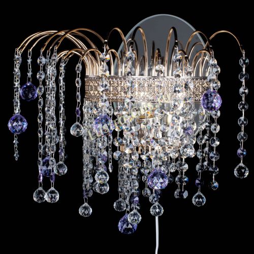 Бра Агата Венеция шар фиолетовая в Сочи Гусь Хрустальный
