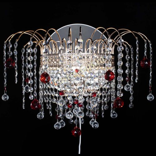 Бра Агата Венеция шар красная в Сочи Гусь Хрустальный