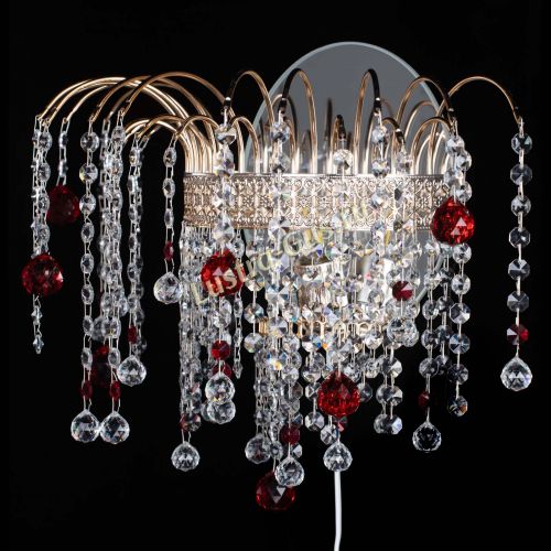 Бра Агата Венеция шар красная в Сочи Гусь Хрустальный