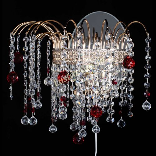 Бра Агата Венеция шар красная в Сочи Гусь Хрустальный