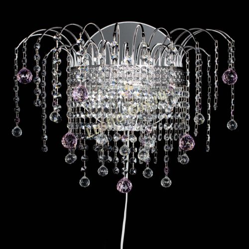 Бра Агата Венеция шар розовая в Сочи Гусь Хрустальный