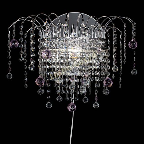 Бра Агата Венеция шар розовая в Сочи Гусь Хрустальный