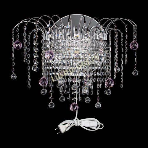 Бра Агата Венеция шар розовая в Сочи Гусь Хрустальный