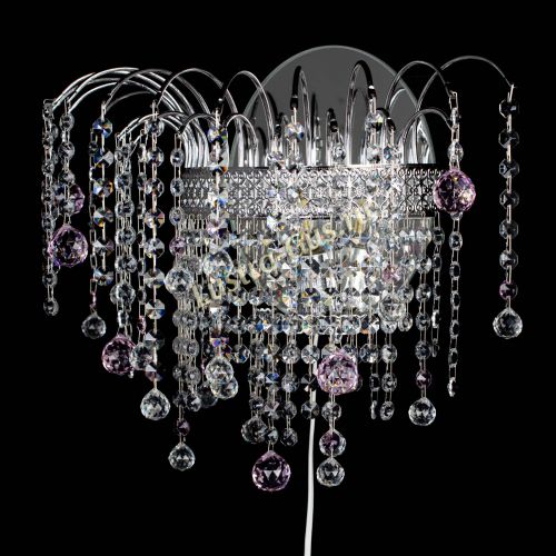 Бра Агата Венеция шар розовая в Сочи Гусь Хрустальный