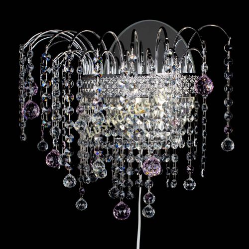 Бра Агата Венеция шар розовая в Сочи Гусь Хрустальный