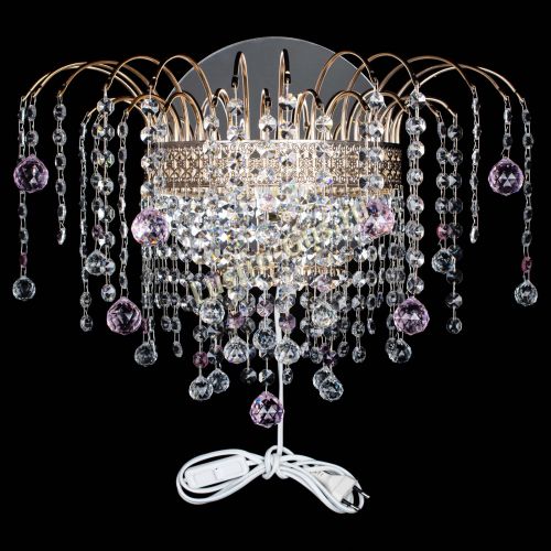 Бра Агата Венеция шар розовая в Сочи Гусь Хрустальный