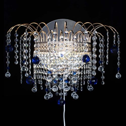 Бра Агата Венеция шар синяя в Сочи Гусь Хрустальный