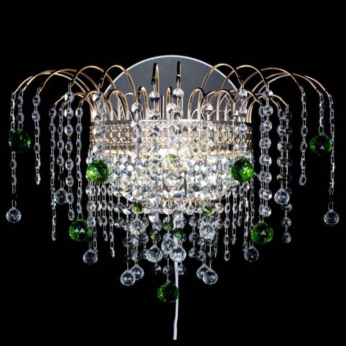 Бра Агата Венеция шар зеленая в Сочи Гусь Хрустальный