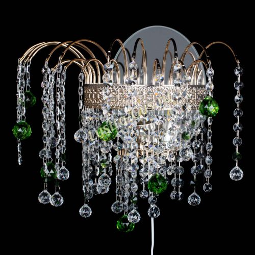 Бра Агата Венеция шар зеленая в Сочи Гусь Хрустальный