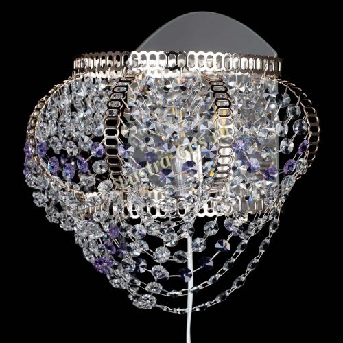 Бра Альфа №1 фиолетовая в Сочи Гусь Хрустальный