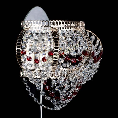 Бра Альфа №1 красная в Сочи Гусь Хрустальный