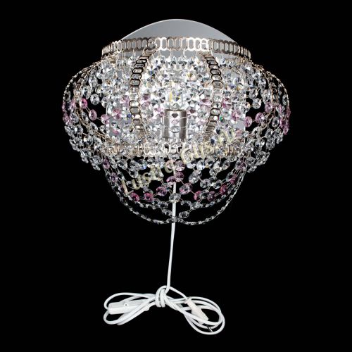 Бра Альфа №1 розовая в Сочи Гусь Хрустальный