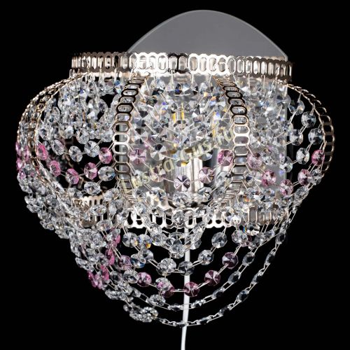 Бра Альфа №1 розовая в Сочи Гусь Хрустальный