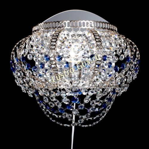 Бра Альфа №1 синяя в Сочи Гусь Хрустальный