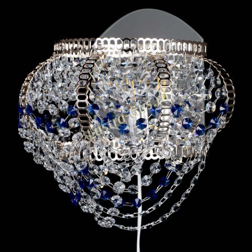 Бра Альфа №1 синяя в Сочи Гусь Хрустальный