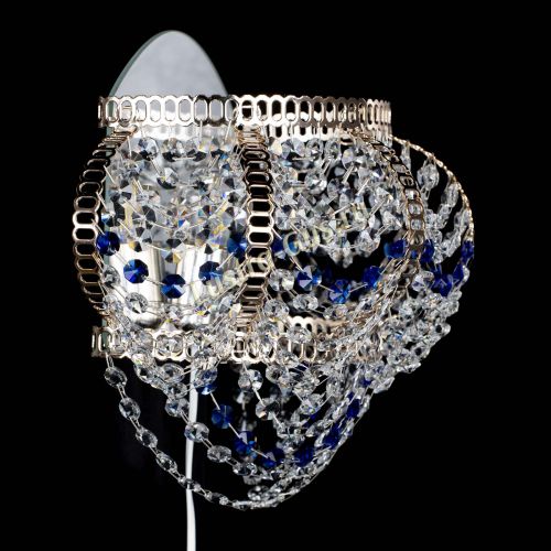 Бра Альфа №1 синяя в Сочи Гусь Хрустальный