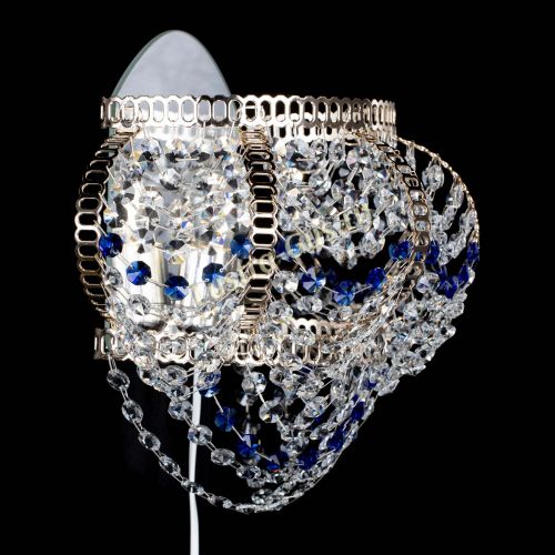 Бра Альфа №1 синяя в Сочи Гусь Хрустальный