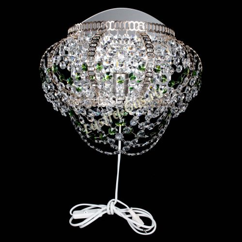 Бра Альфа №1 зеленая в Сочи Гусь Хрустальный