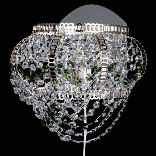 Бра Альфа №1 зеленая в Сочи Гусь Хрустальный