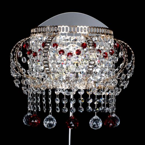 Бра Альфа №2 красная в Сочи Гусь Хрустальный