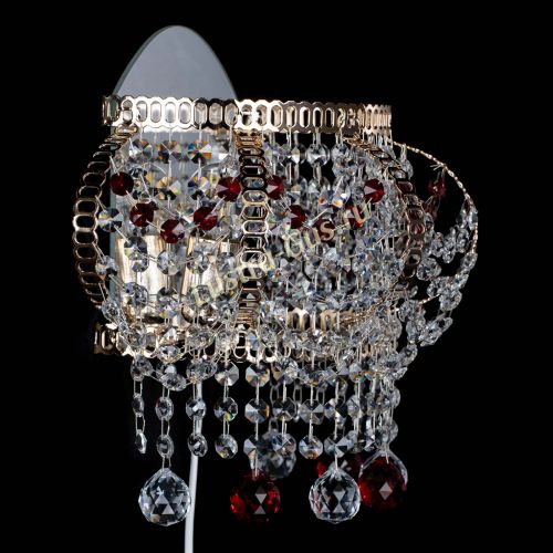 Бра Альфа №2 красная в Сочи Гусь Хрустальный