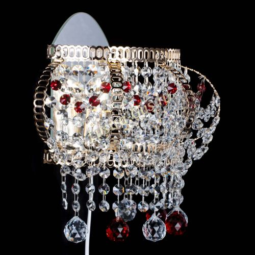 Бра Альфа №2 красная в Сочи Гусь Хрустальный